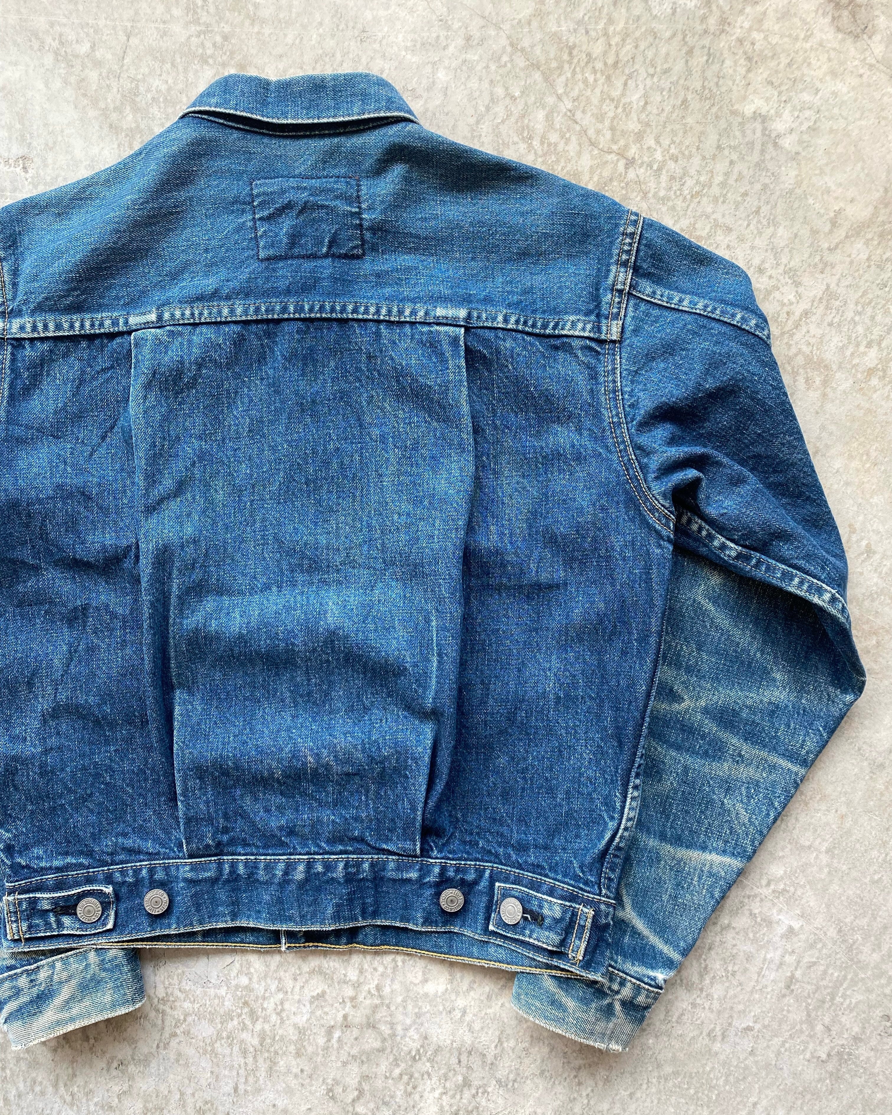 1990S BIG E LEVI'S TYPE II DENIM JACKET (S/M)