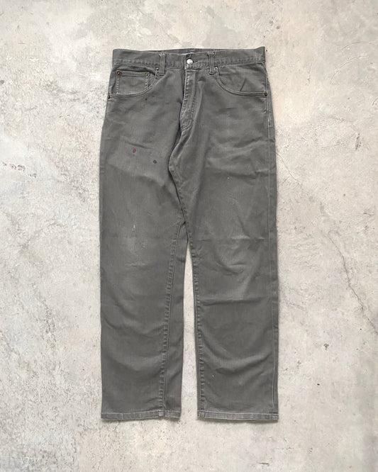 2000S HANES GREY JEANS (33X30)