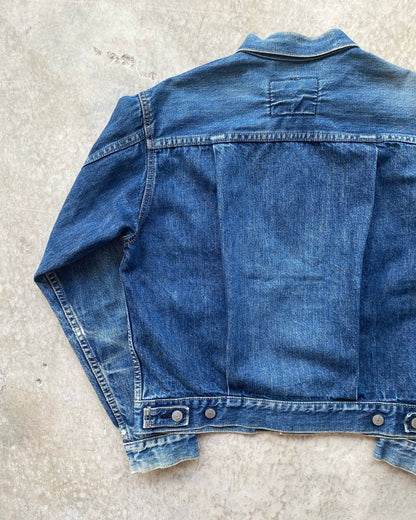 1990S FADED BIG E LEVI'S TYPE II DENIM JACKET (S-L)