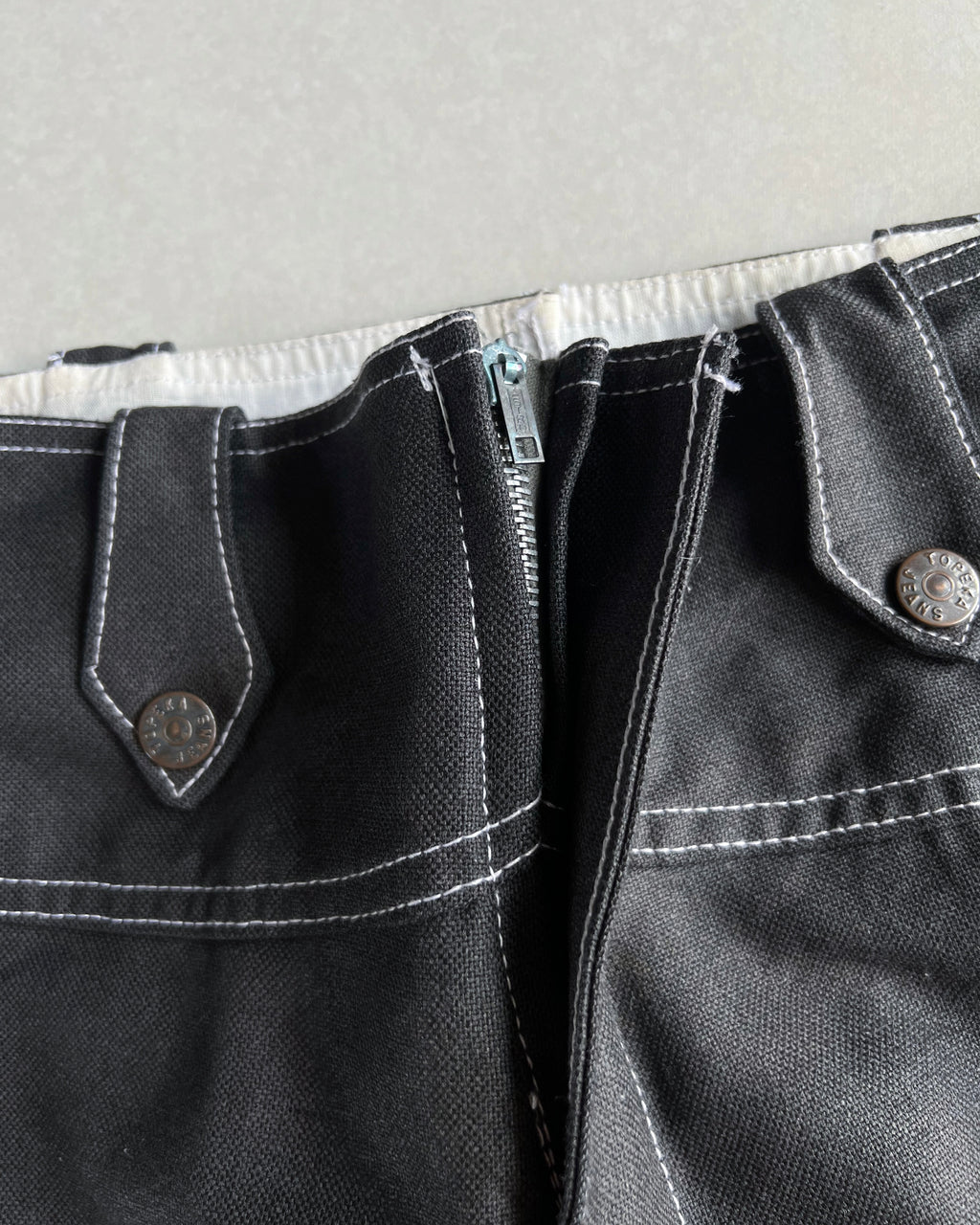 1970S TOPEKA RAYON BOOTCUT TROUSERS (32X32)