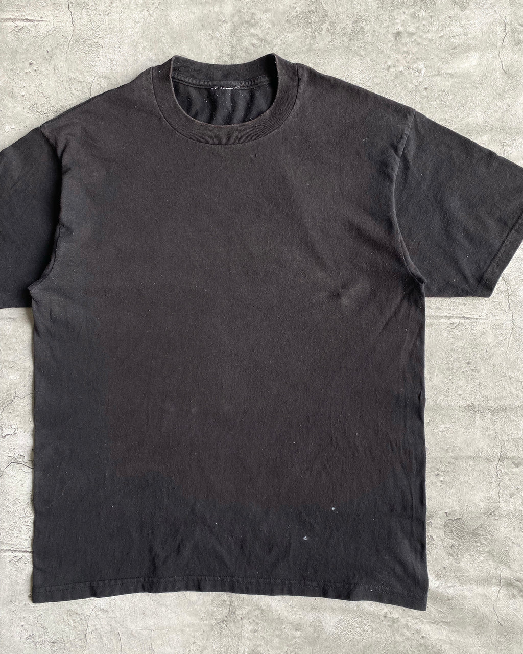 1990S BLACK BLANK TEE (M)