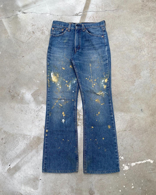 1990s Levi’s 517 Painted Flared Jeans (29x34)