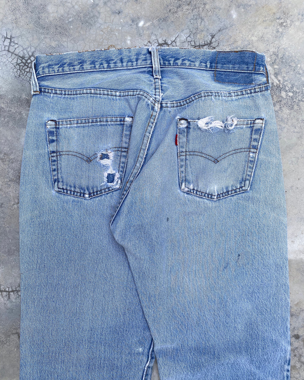 1980s Levi’s 501 Patched Redline Selvedge Jeans