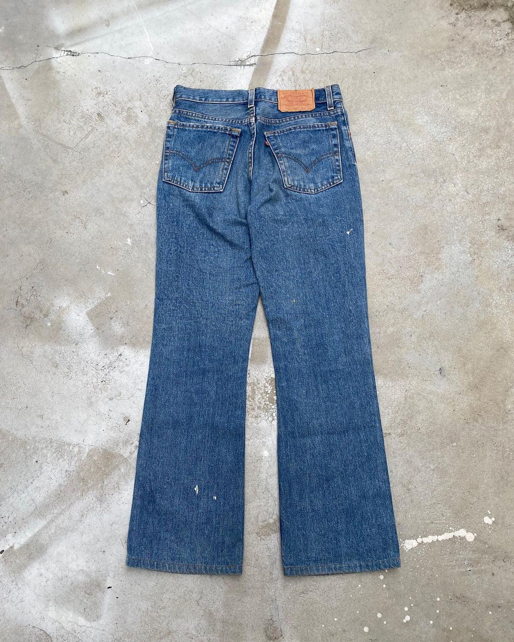 1990s Levi’s 517 Painted Flared Jeans (29x34)