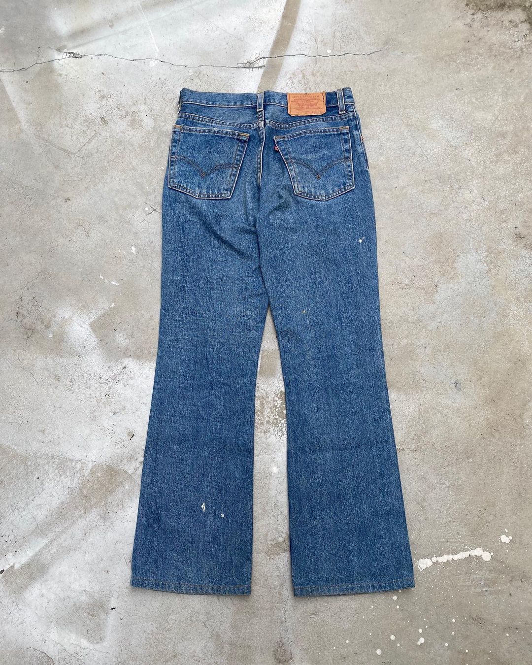 1990s Levi’s 517 Painted Flared Jeans (29x34)