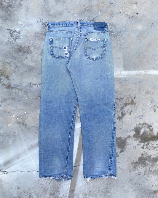 1980s Levi’s 501 Patched Redline Selvedge Jeans