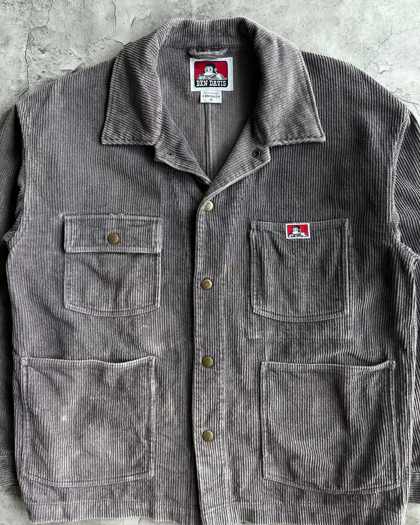 2000S BEN DAVIS CORDUROY CHORE JACKET (XL)