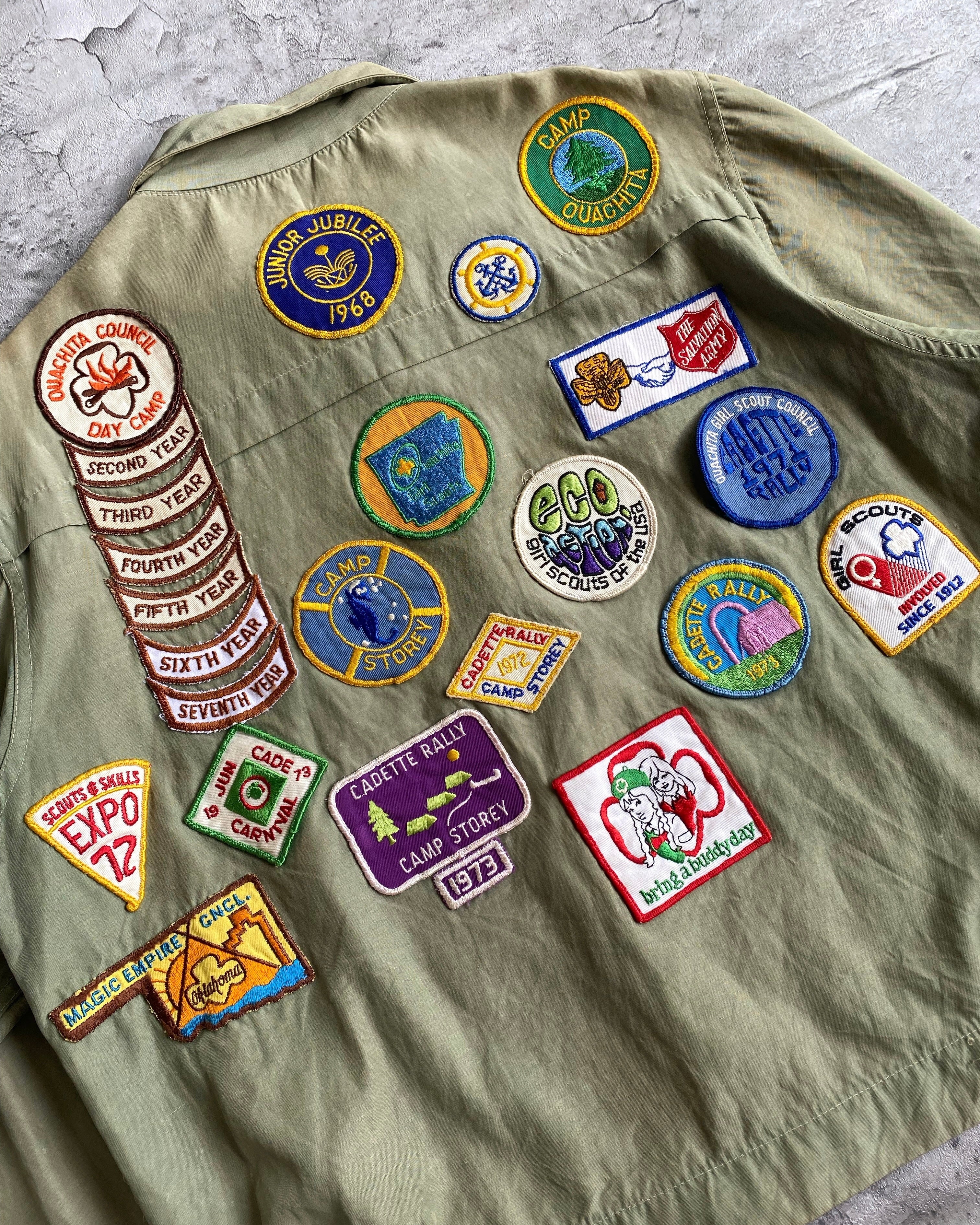 1950S PATCHES SCOUT CAMPING JACKETS (S-L)