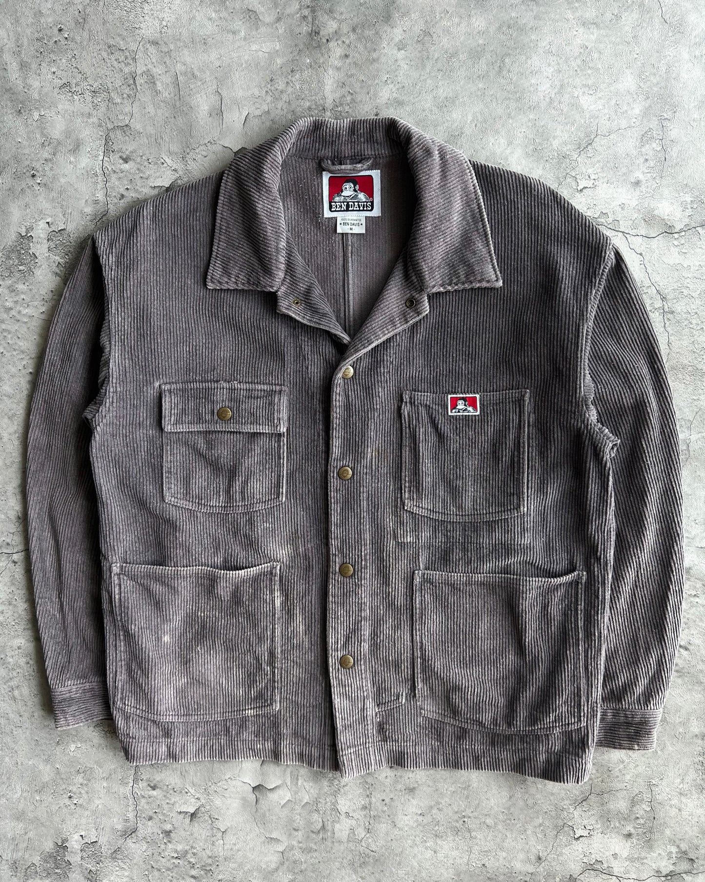 2000S BEN DAVIS CORDUROY CHORE JACKET (XL)