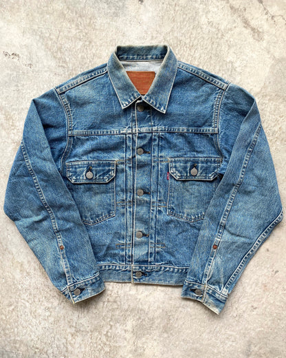 1990S LIGHT WASHED LEVI'S BIG E TYPE II DENIM JACKET