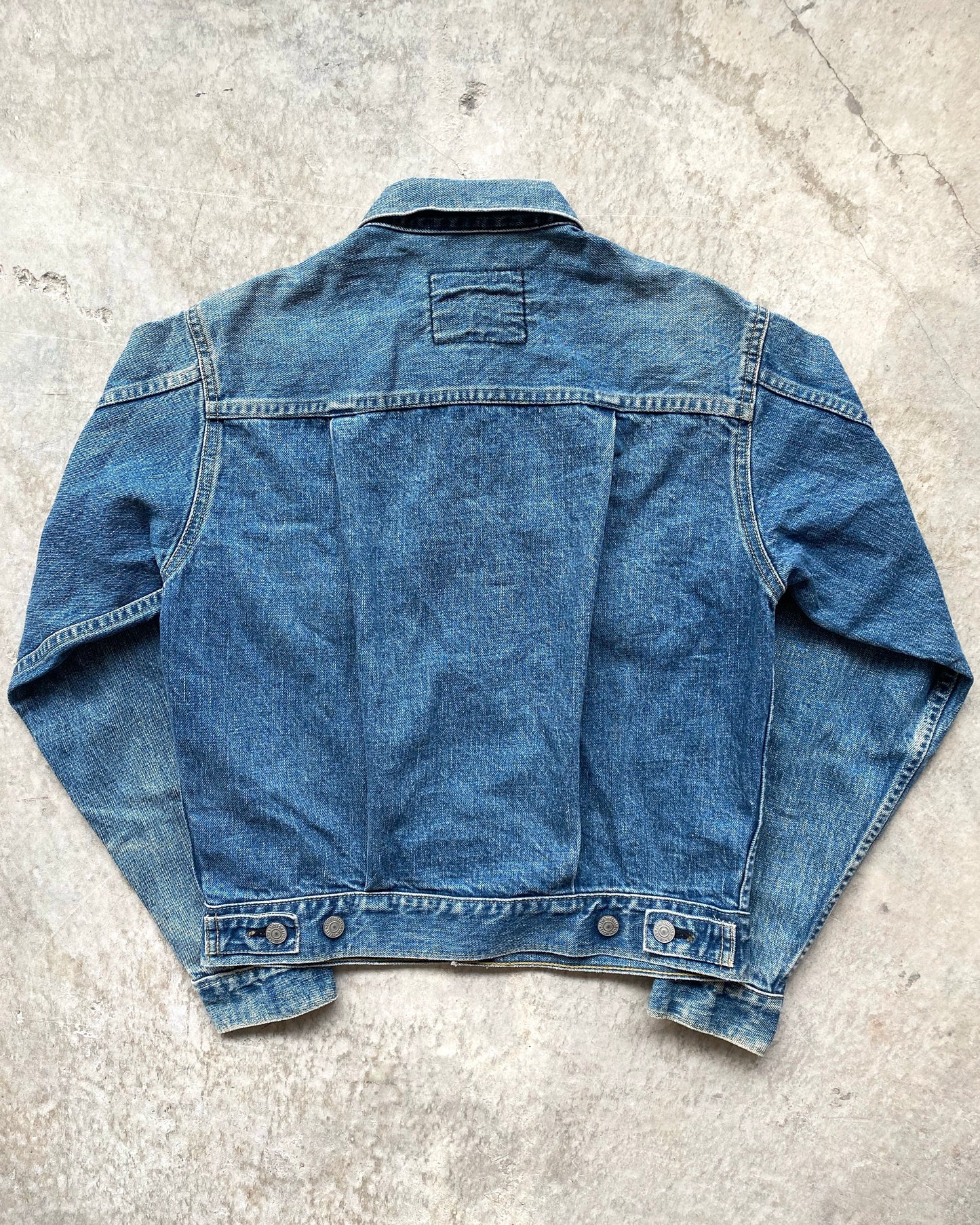 1990S LIGHT WASHED LEVI'S BIG E TYPE II DENIM JACKET