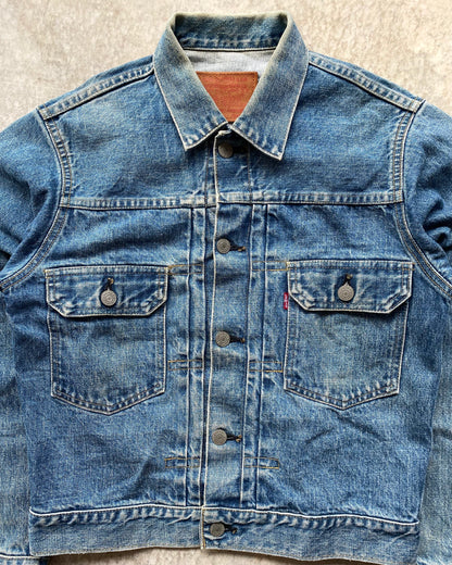 1990S LIGHT WASHED LEVI'S BIG E TYPE II DENIM JACKET