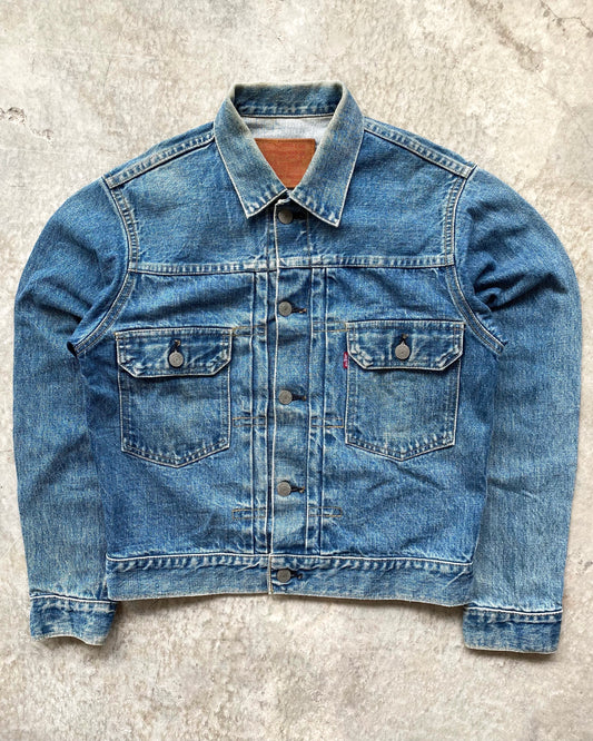 1990S LIGHT WASHED LEVI'S BIG E TYPE II DENIM JACKET