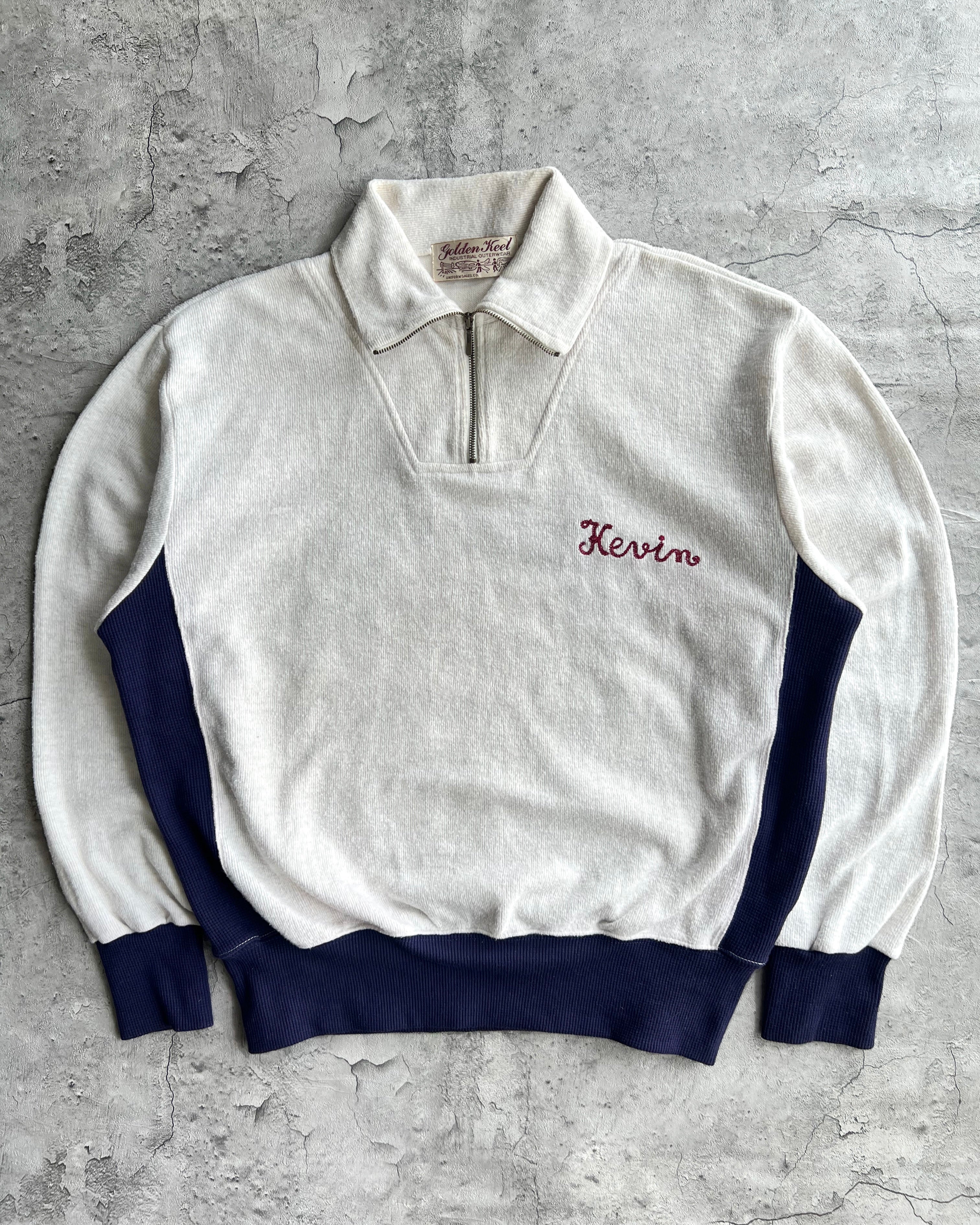 1990S/2000S 'ELLIMOZ VILLAGE' QUARTER ZIP SWEATSHIRT (S-L)