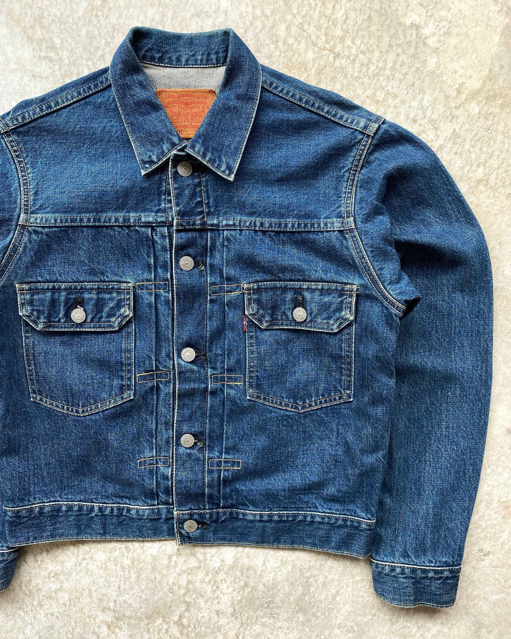 1990S MEDIUM WASHED LEVI'S BIG E TYPE II DENIM JACKET