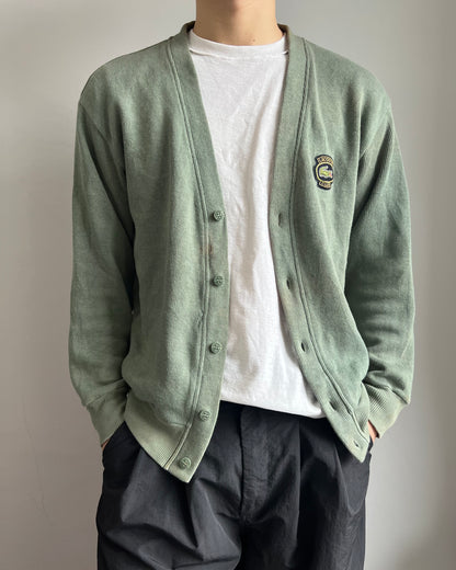 1980S GREEN LACOSTE CARDIGANS (S-L)