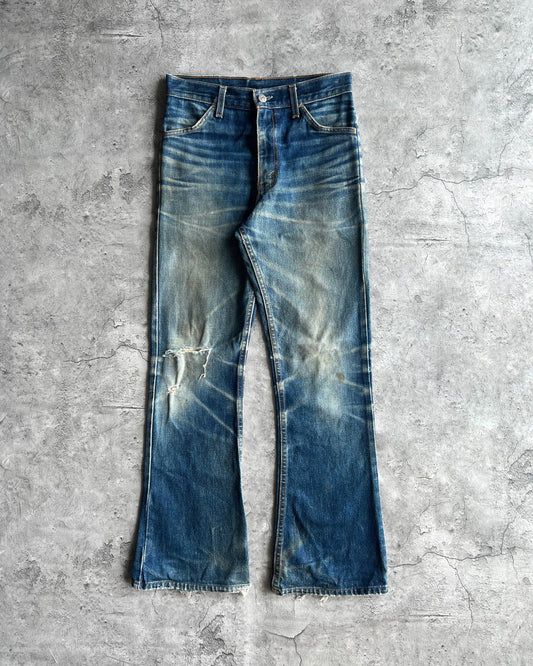 1990S FADED WASHED LEVI'S 517 FLARE JEANS (28X33)