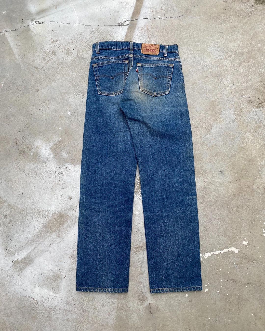 1980s Faded Indigo Levi’s 505 Jeans (31x34)