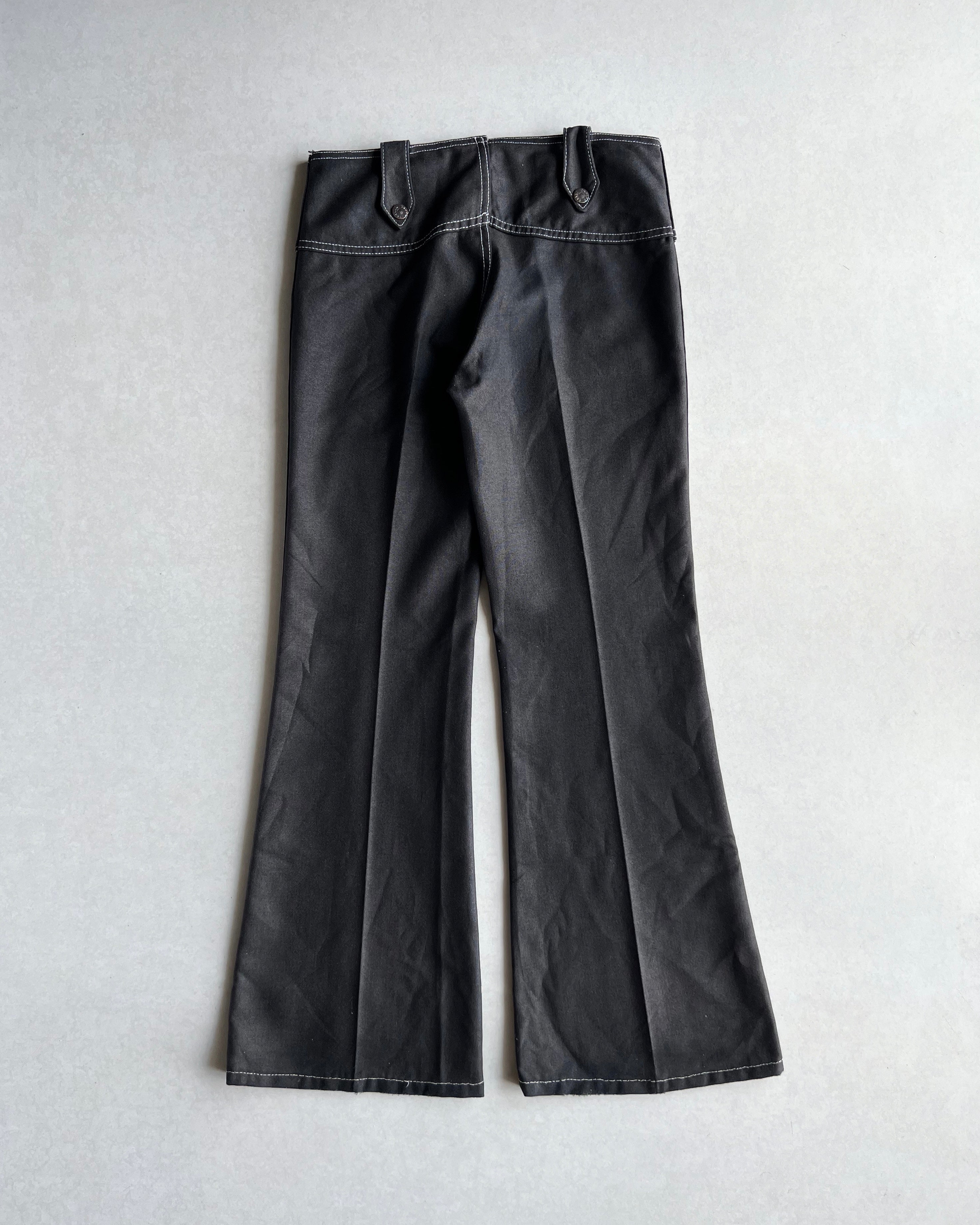 1970S TOPEKA RAYON BOOTCUT TROUSERS (32X32)