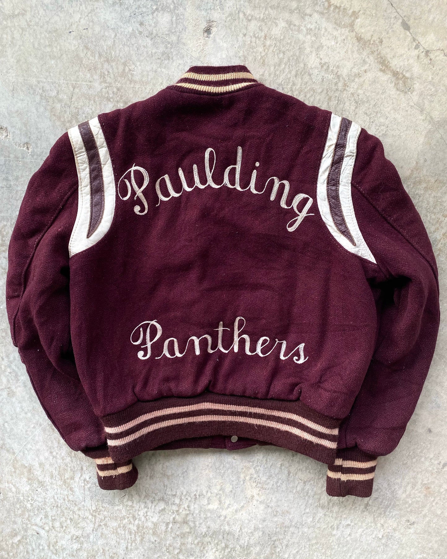 1960S 'PAULDING PANTHERS' VARSITY JACKET