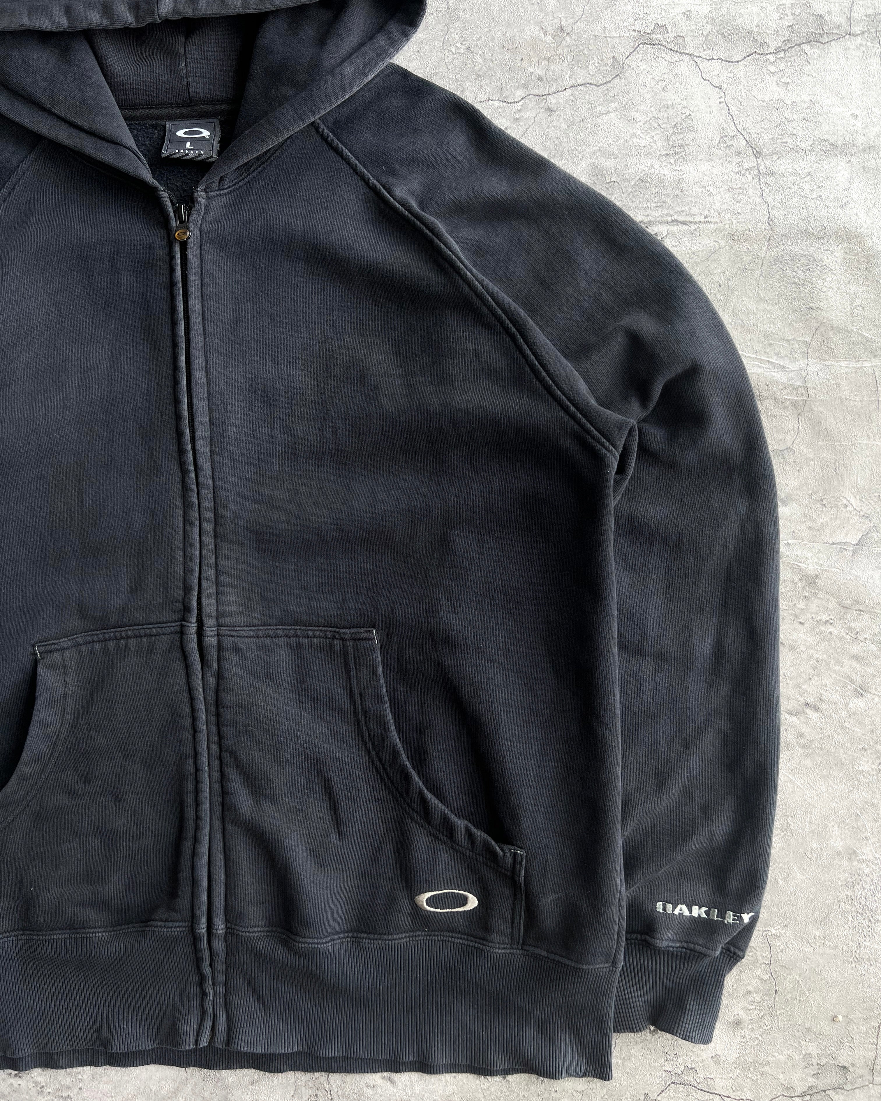 2000S OAKLEY RAGLAN ZIP-UP HOODIE (L)