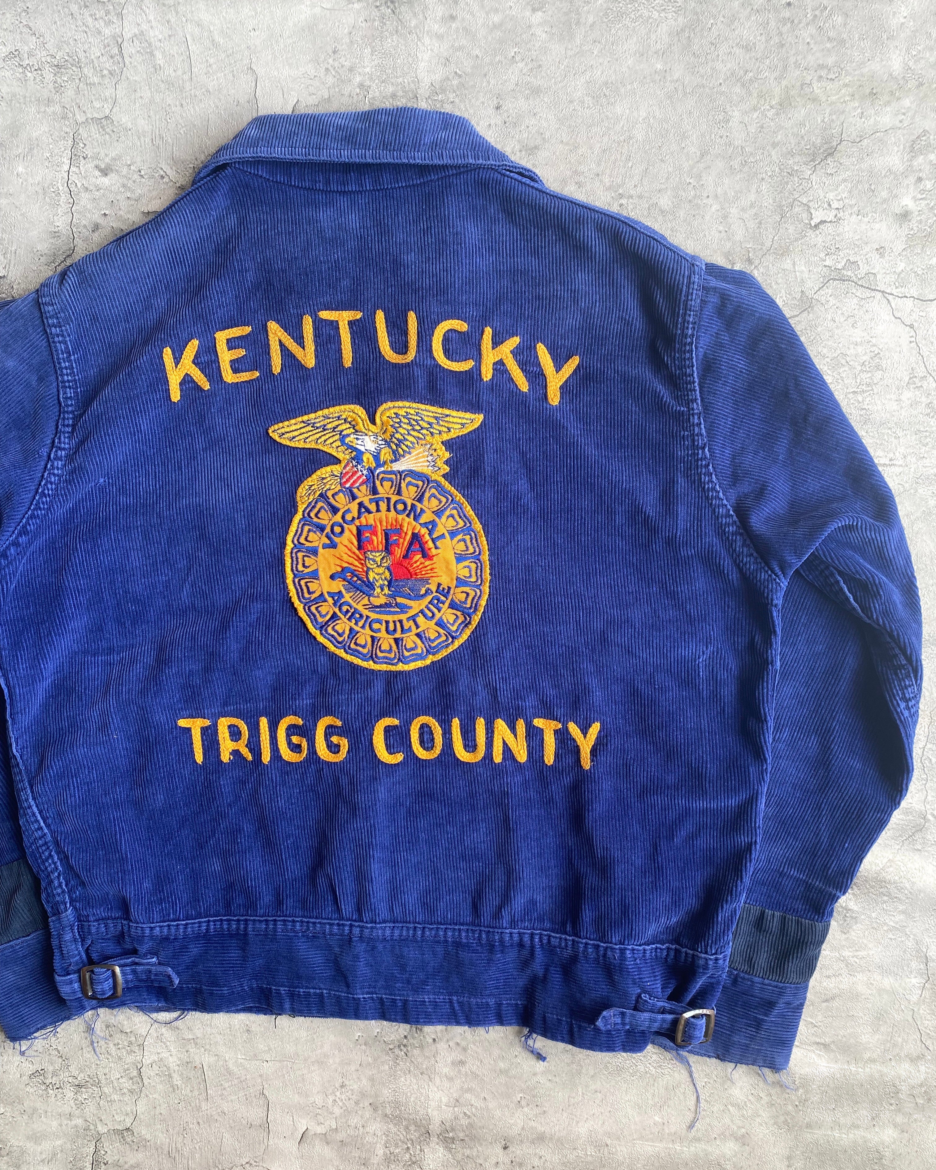 1960S 'KENTUCKY TRIGG COUNTY' FFA CORDUROY JACKET (S-L)