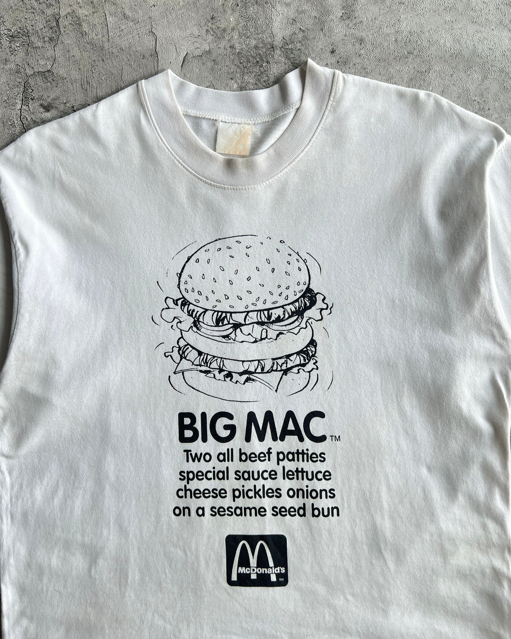 1990S BIG MAC MCDONALD SINGLE STITCH TEE (L)