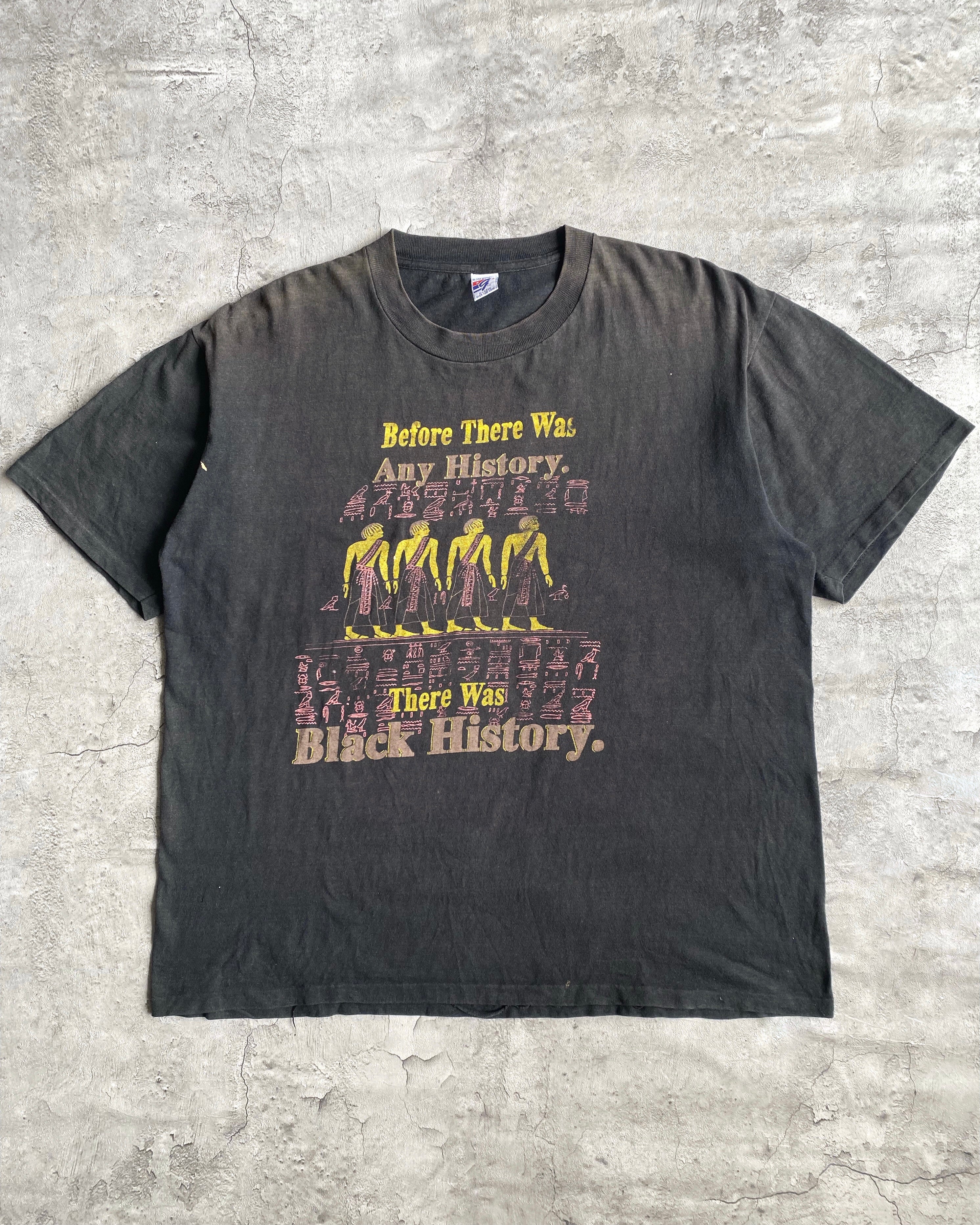 1990S SUN FADED ‘BLACK HISTORY’ SINGLE STITCH TEE (L/XL)