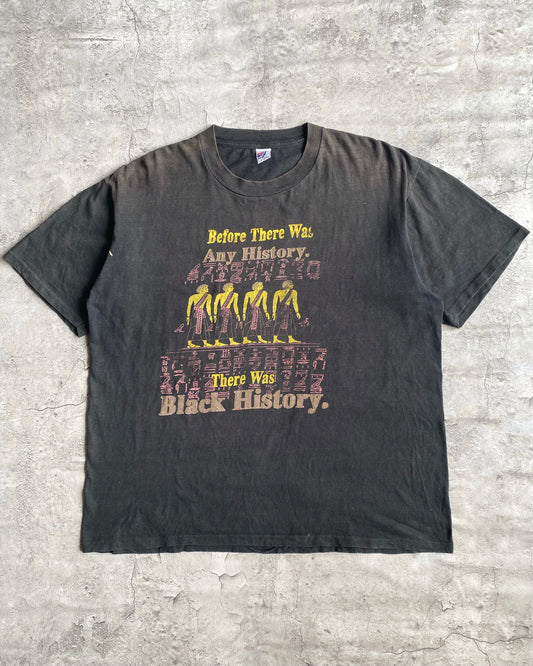 1990S SUN FADED ‘BLACK HISTORY’ SINGLE STITCH TEE (L/XL)