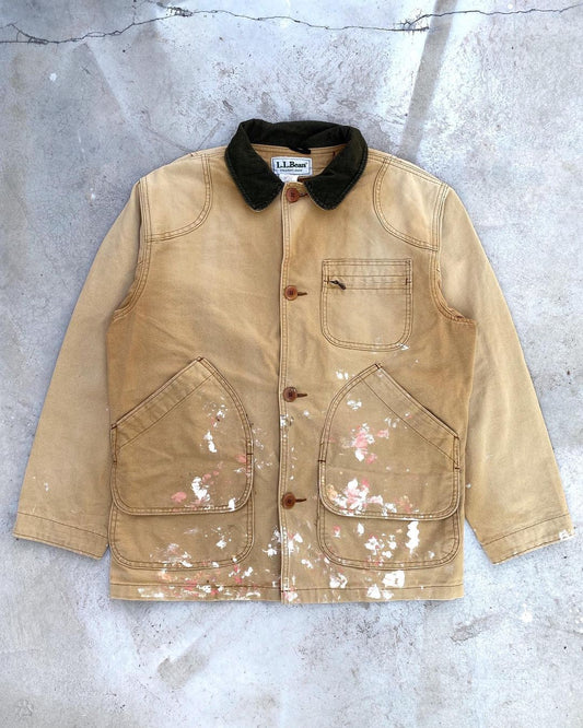 1990s Sun Faded/Painted L.L Bean Field Jacket