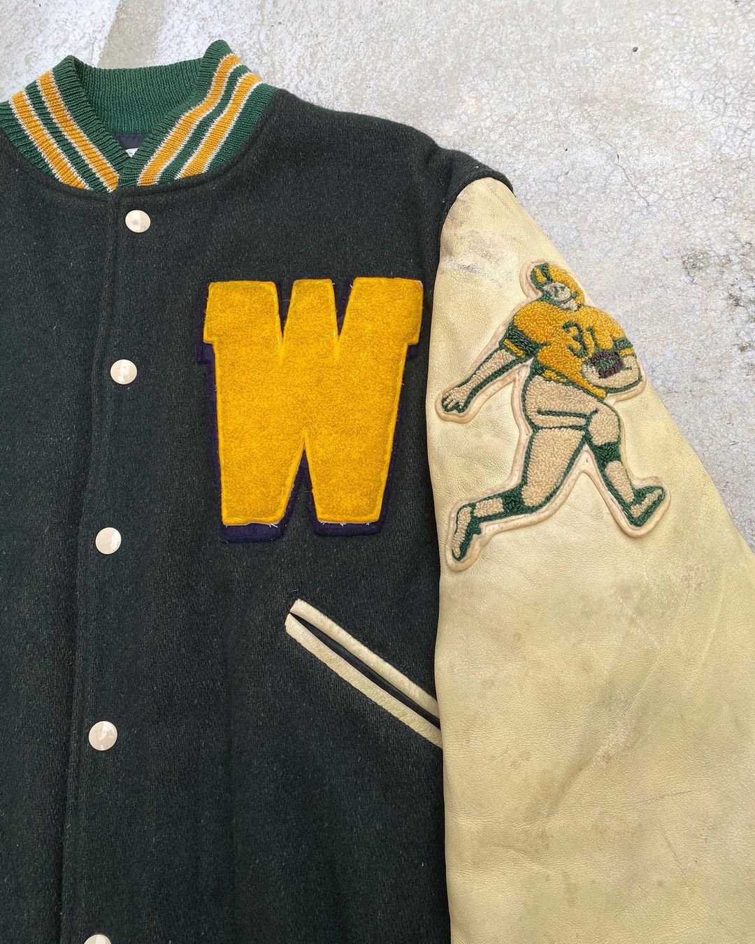 1950s ‘W’ Letterman Varsity Jacket