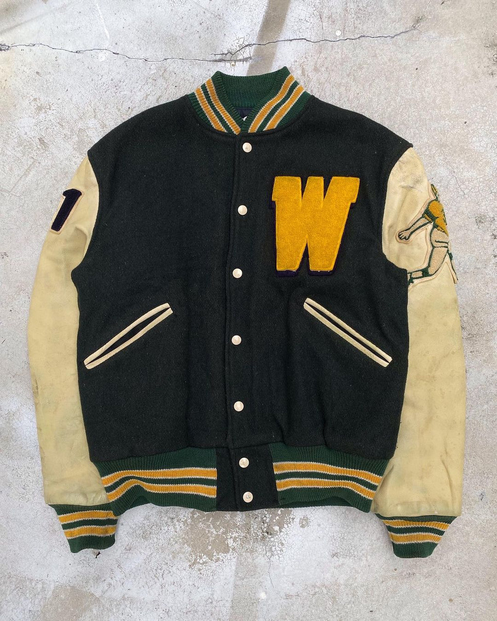 1950s ‘W’ Letterman Varsity Jacket
