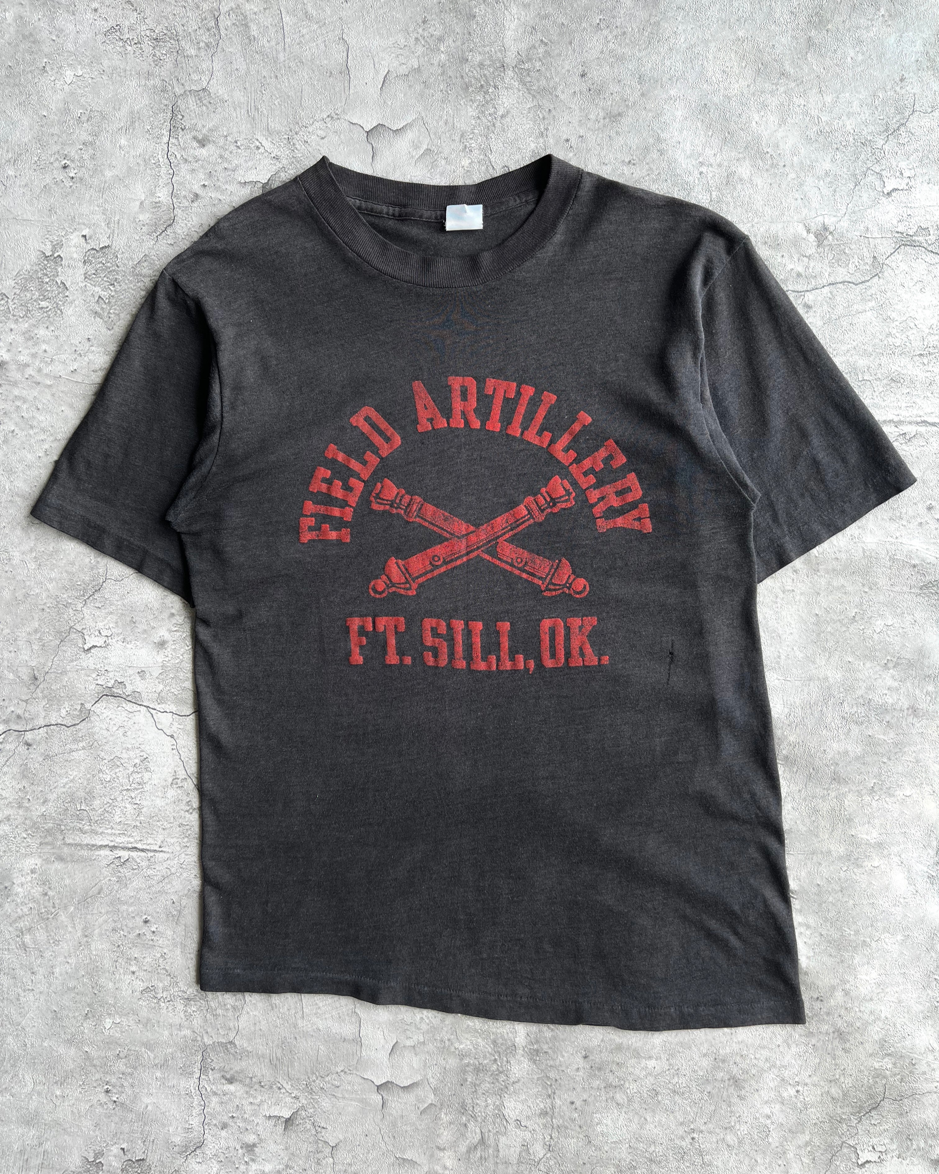1980S 'FIELD ARTILLERY FT.SILL,OK.' SINGLE STITCH TEE (M)