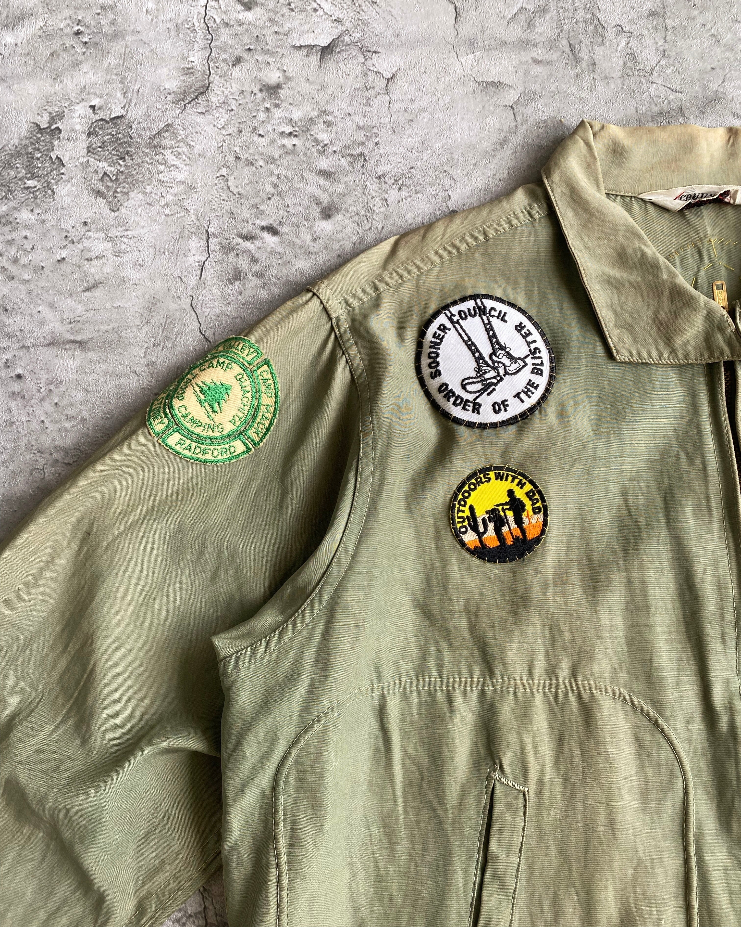 1950S PATCHES SCOUT CAMPING JACKETS (S-L)