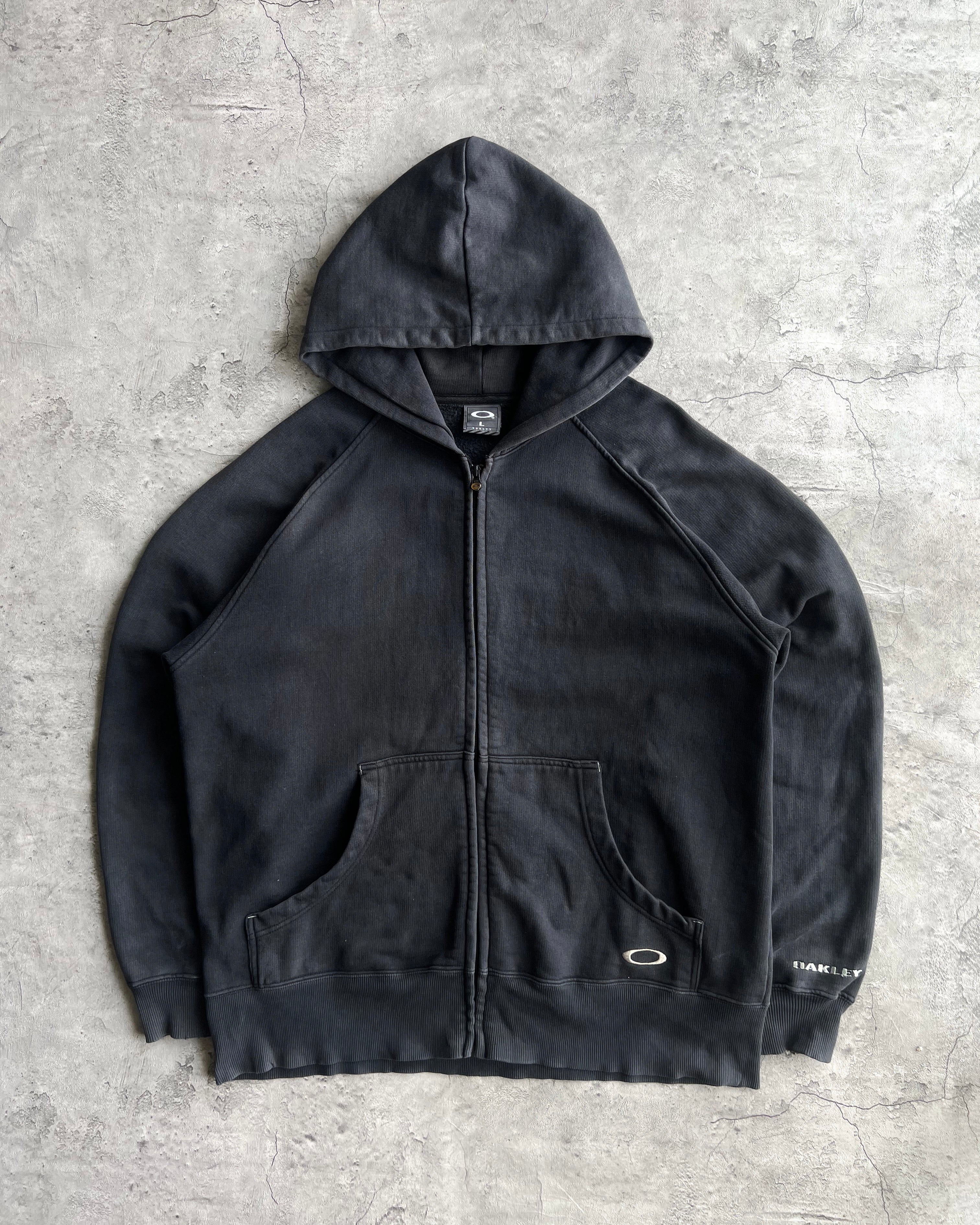 2000S OAKLEY RAGLAN ZIP-UP HOODIE (L)