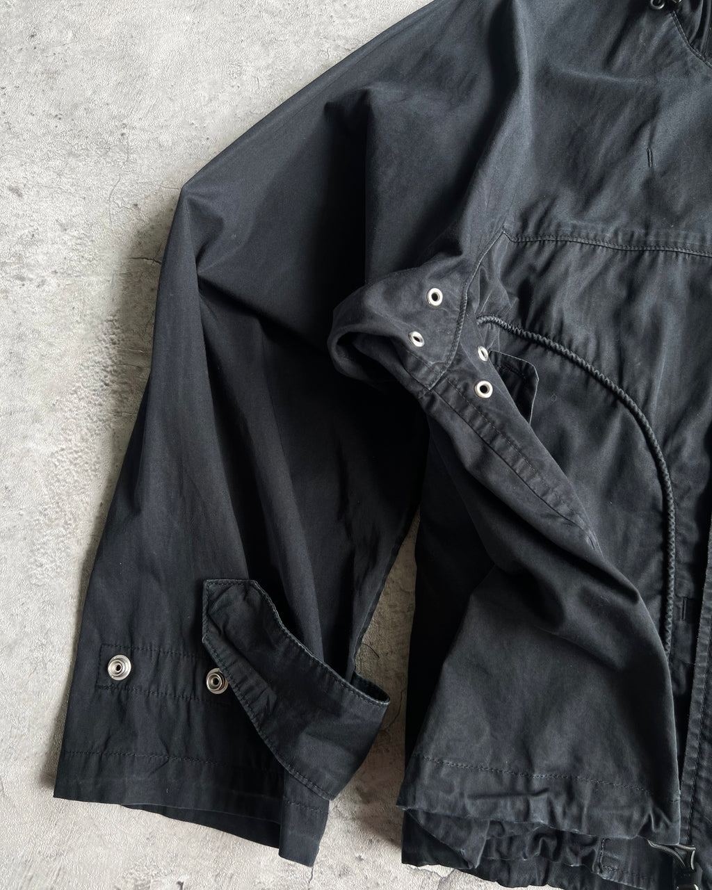 1990S ZUCCA SCUBA HOOD CROPPED PARKA (M)