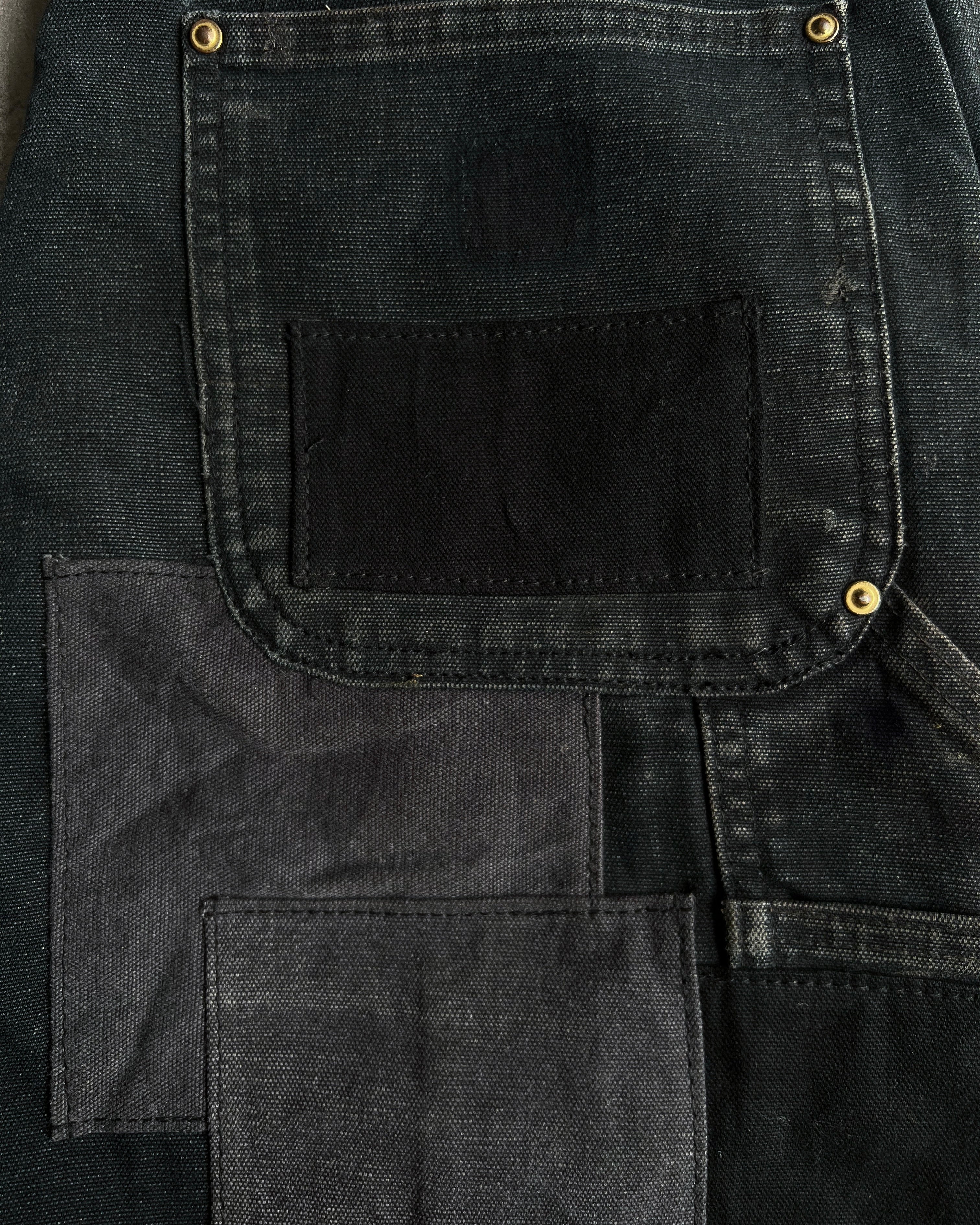 1990S REWORKED CARHARTT PATCHWORK DOUBLE KNEE PANTS (34X32)
