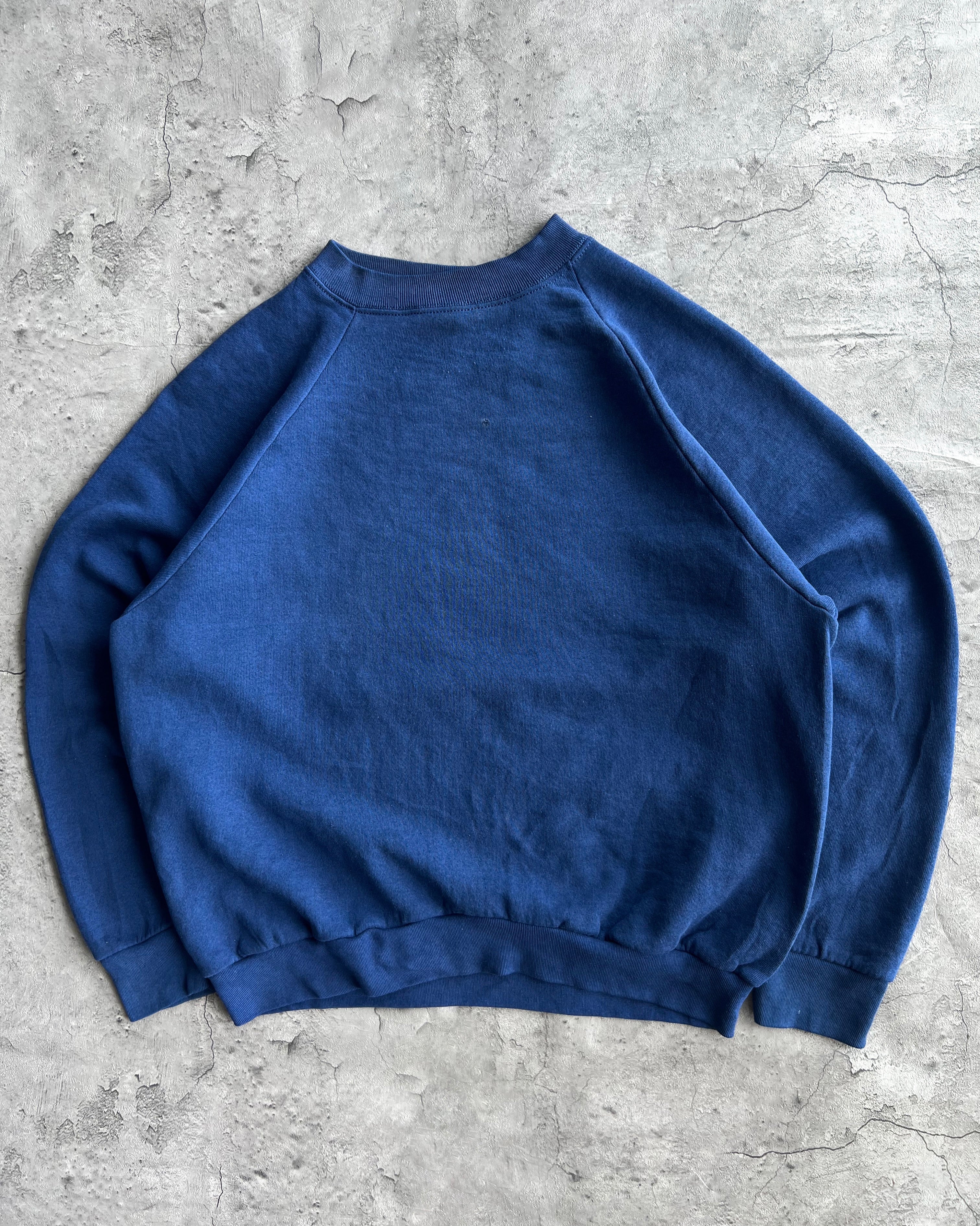 1990S BLUE BLANK FOTL RAGLAN SWEATSHIRTS (L)
