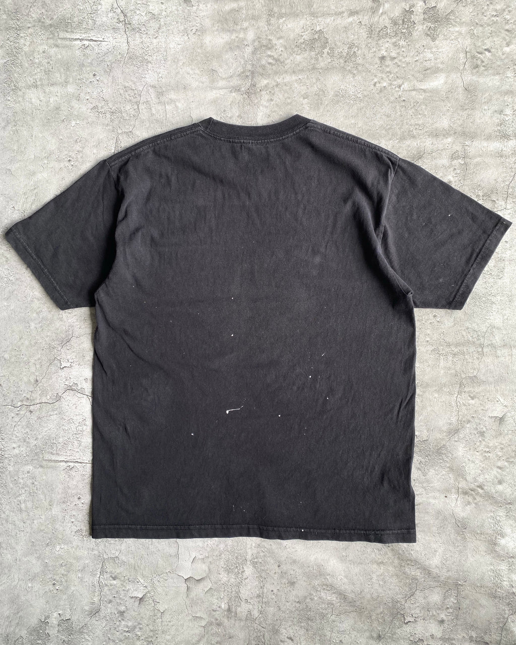 1990S BLACK PAINTED BLANK TEE (M/L)