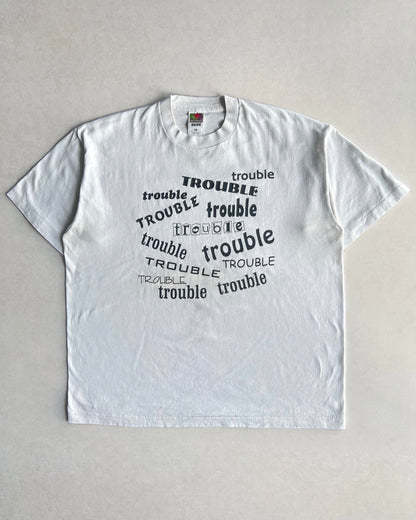 1990S 'TROUBLE' SINGLE STITCH TEE (XL)