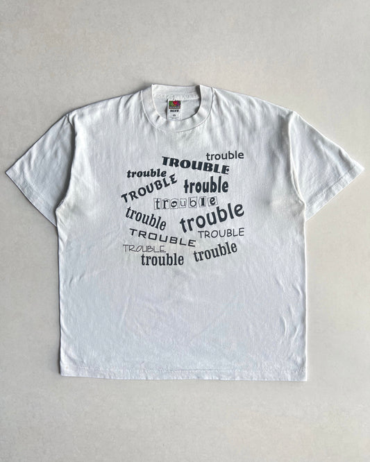 1990S 'TROUBLE' SINGLE STITCH TEE (XL)