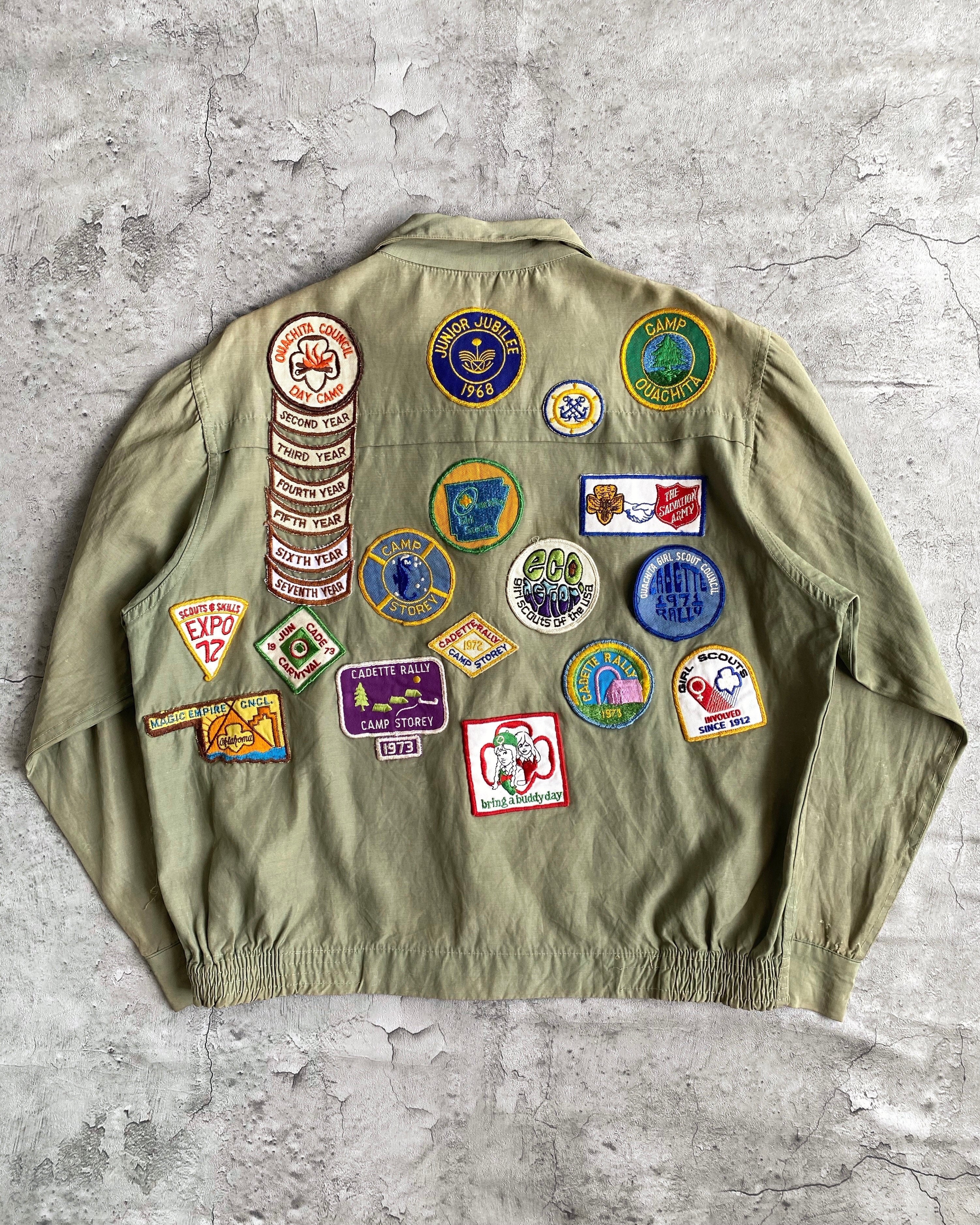 1950S PATCHES SCOUT CAMPING JACKETS (S-L)