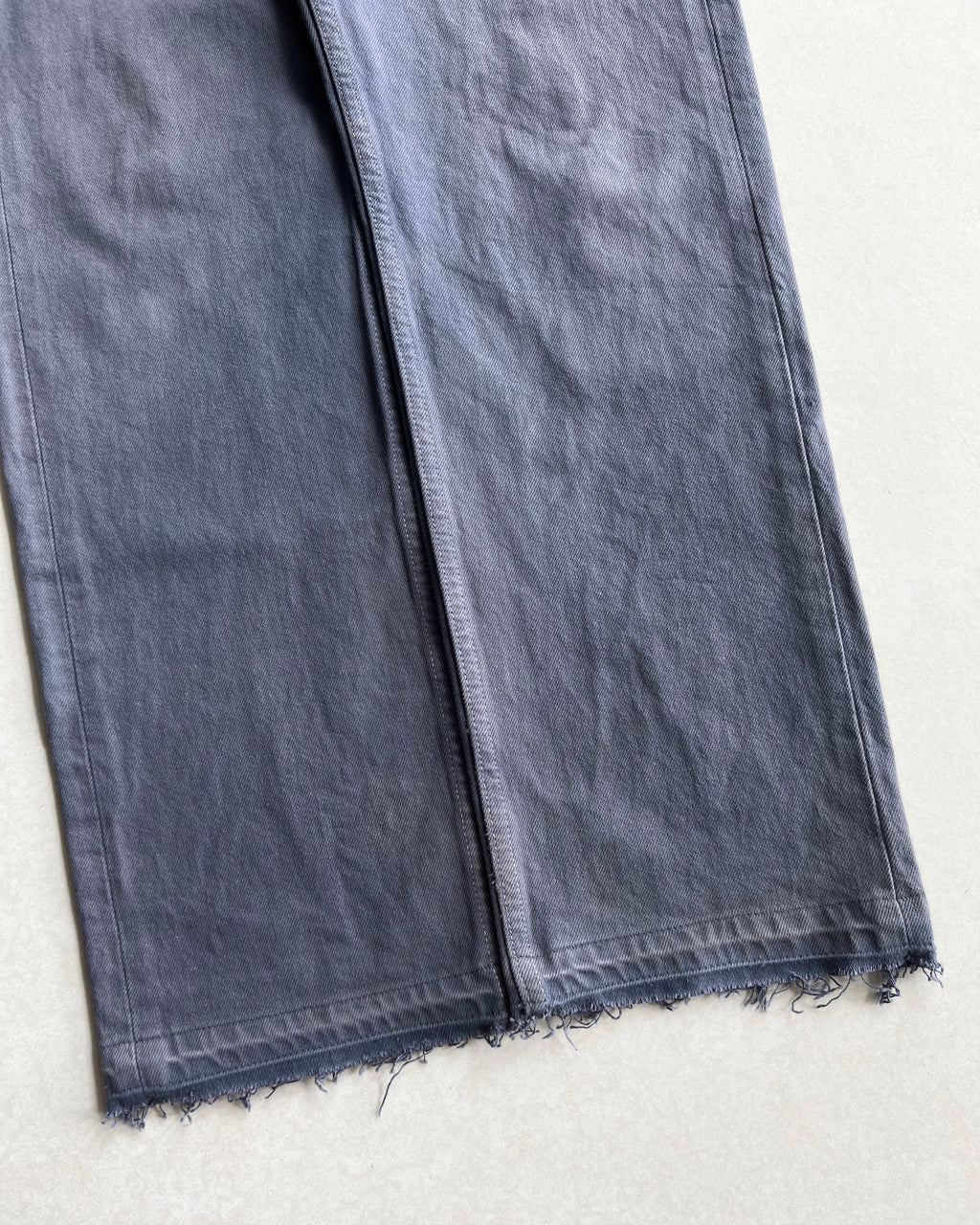 1990S PURPLE/GREY LEVI'S 501 RELEASED HEM JEANS (30X34)