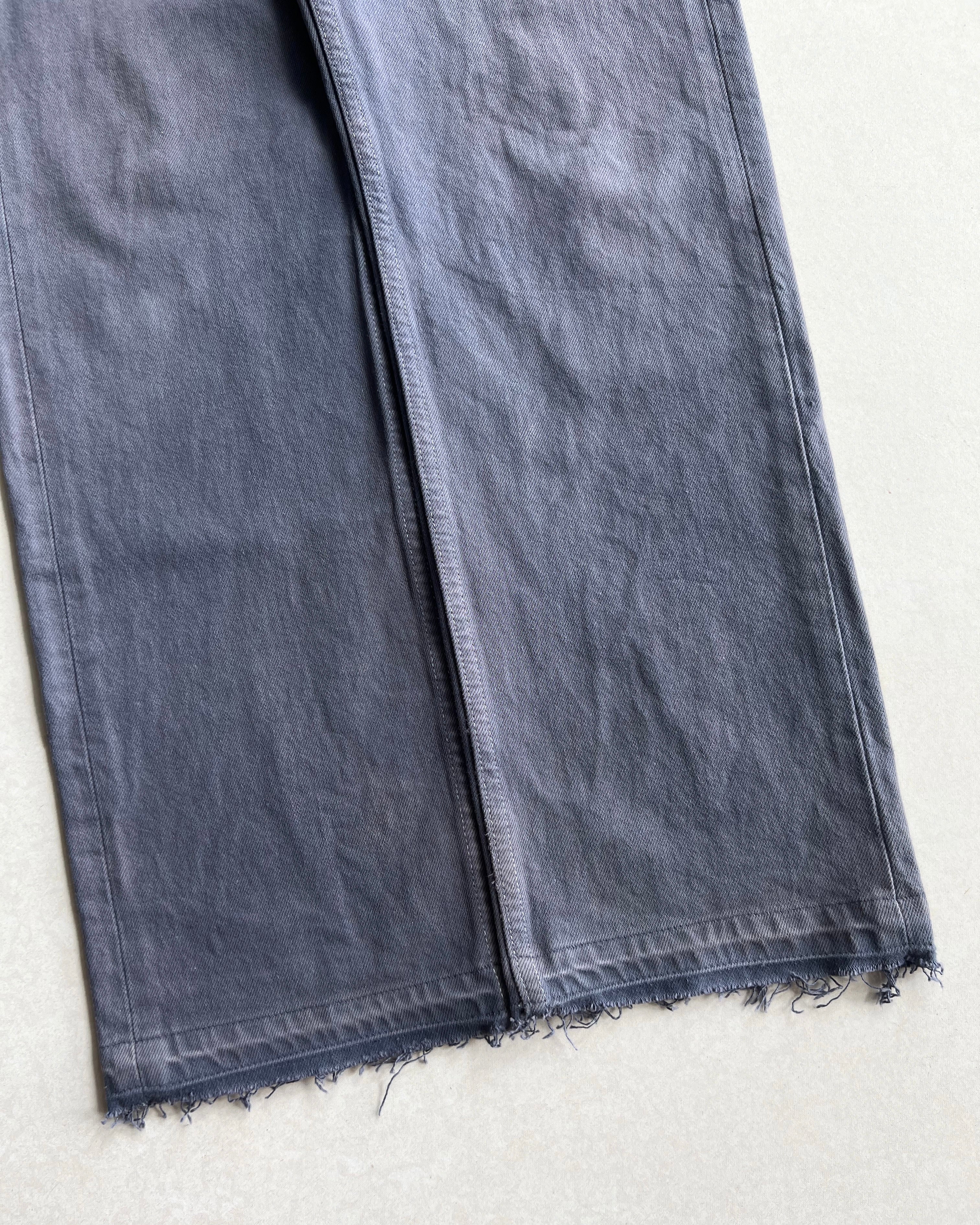 1990S PURPLE/GREY LEVI'S 501 RELEASED HEM JEANS (30X34)