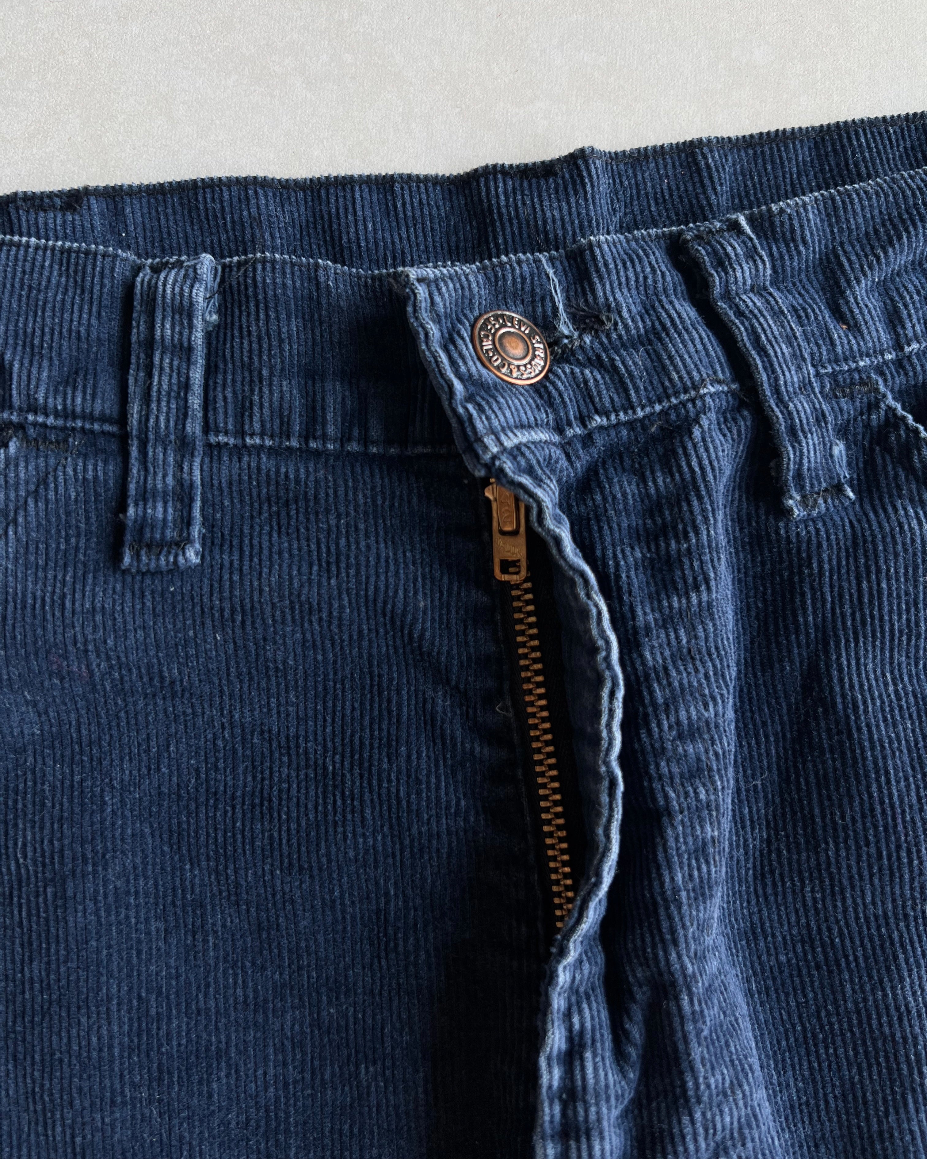1970S NAVY LEVI'S 646 BOOTCUT JEANS (34X33)
