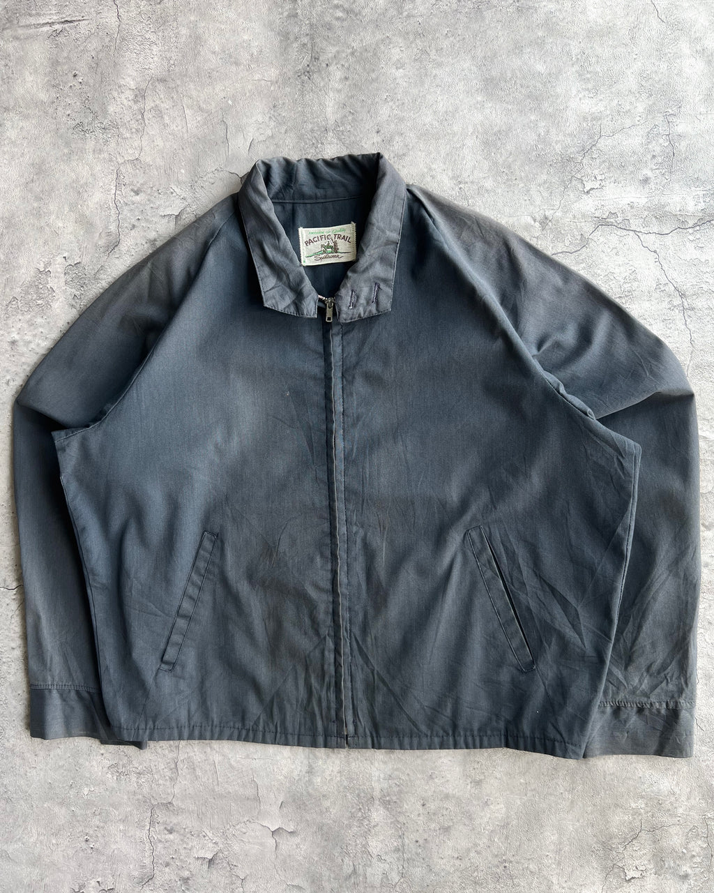 1960S SUN FADED PACIFIC TRAIL RAGLAN WORK JACKET (L)