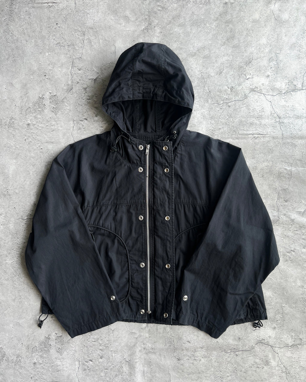 1990S ZUCCA SCUBA HOOD CROPPED PARKA (M)