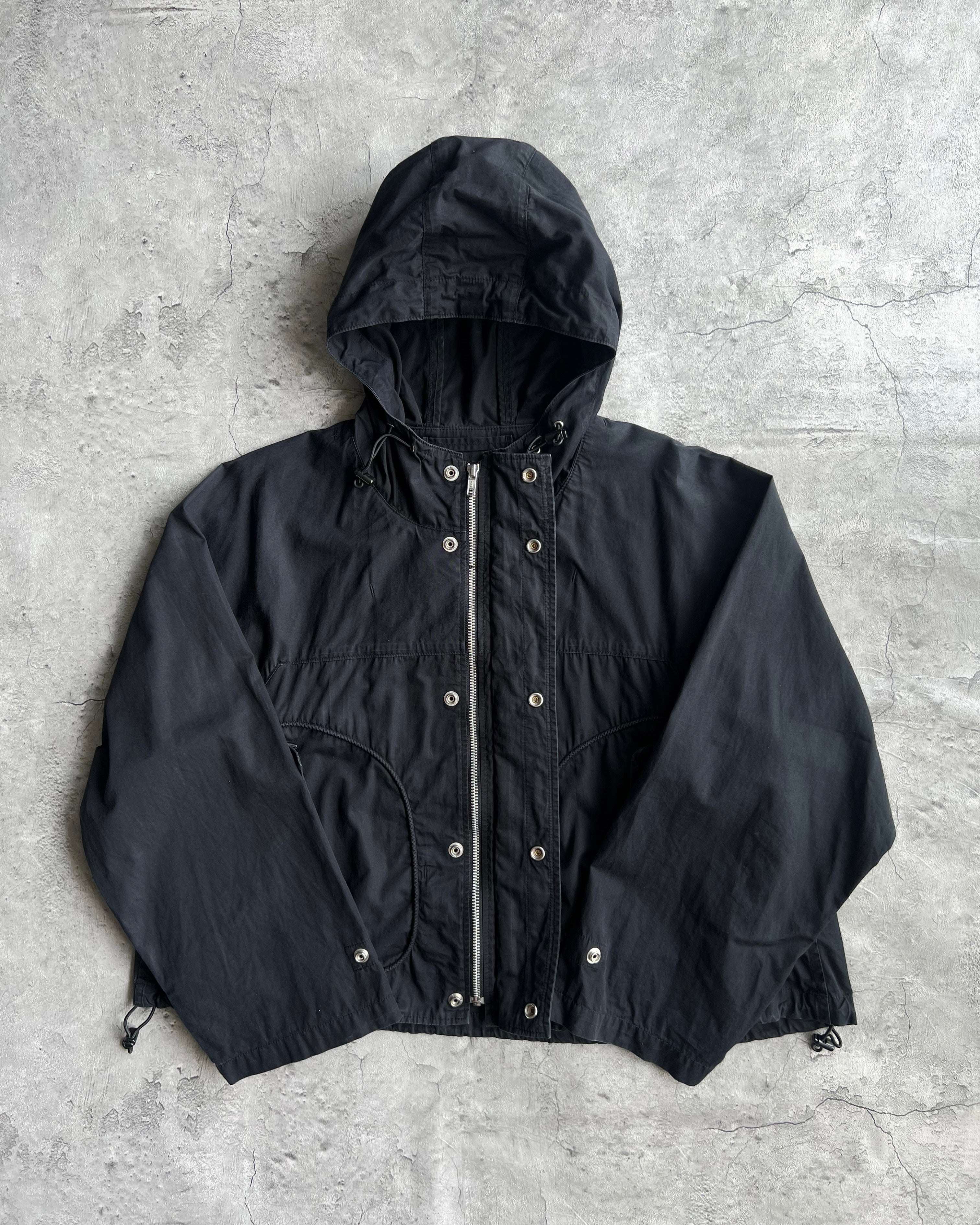 1990S ZUCCA SCUBA HOOD CROPPED PARKA (M)