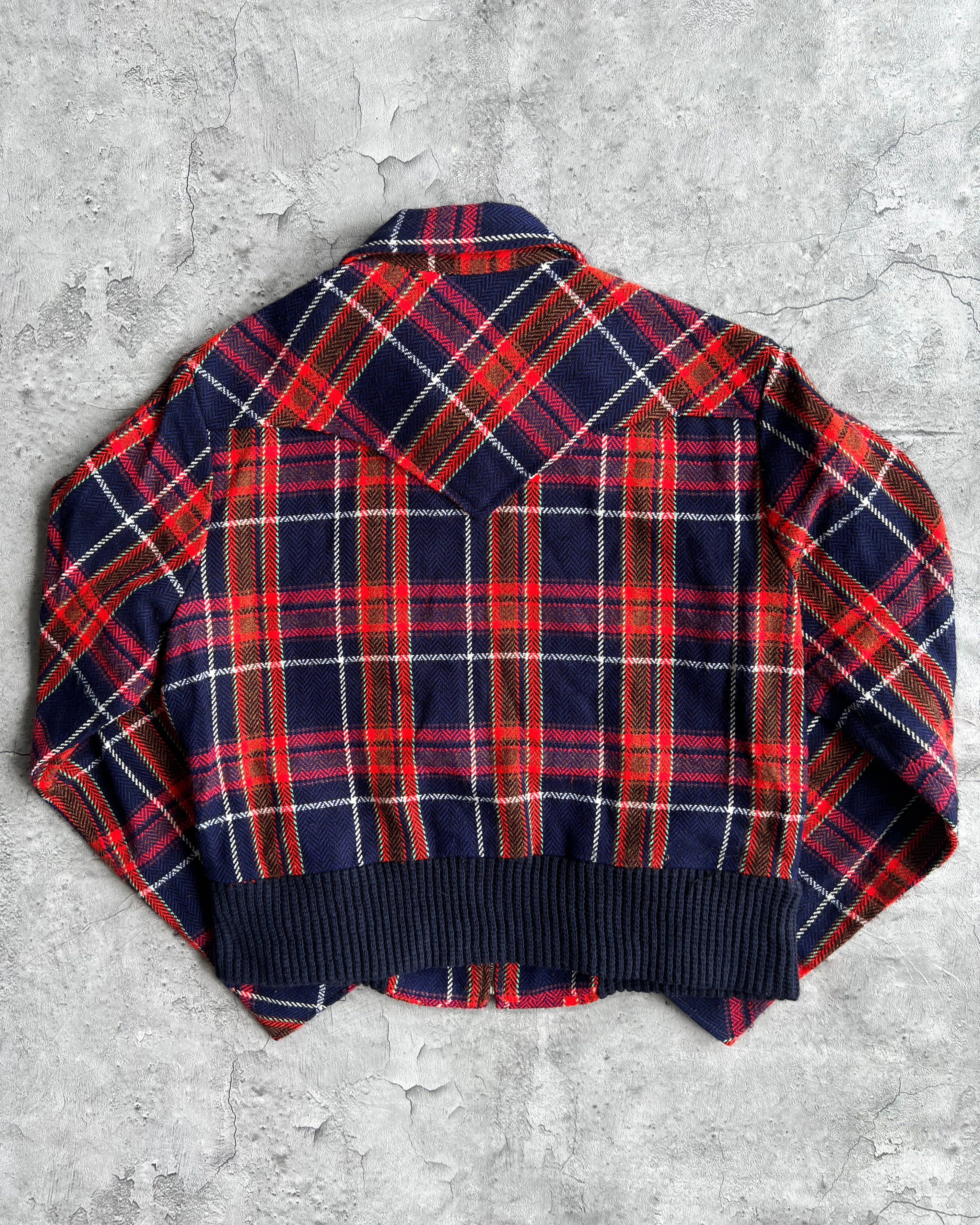 1970S CALIFORNIA RANCHWEAR ROCKABILLY FLANNEL JACKET (M)
