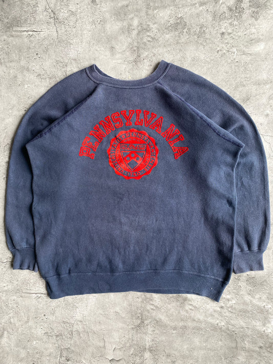 1970S 'PENNSYLVANIA" CHAMPION RAGLAN SWEATSHIRT (M/L)